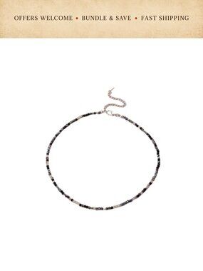 Boho Beaded Choker Necklace Handmade Rice Beads Summer Beach Jewelry